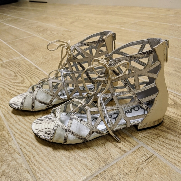 Sam Edelman Denver Sandals in Ivory (Size 5) - Picture 2 of 5